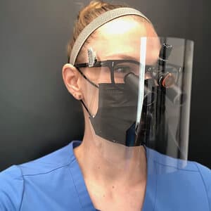 Pro-Tex Extra Wide Clip-On Face Shield for Magnifying Loupes, Clear, 13" x 7", 12/Box thumbnail 3