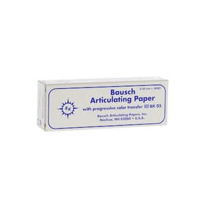 Bausch Articulating Paper Straight Booklets, 200 Microns, Blue, Progressive Color Transfer, 300/Pk, BK-05 thumbnail 11