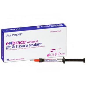 Pulpdent Embrace WetBond Pit & Fissure Sealant, Off-White, 1.2 mL Syringe, 4/Pk, EMSW thumbnail 14