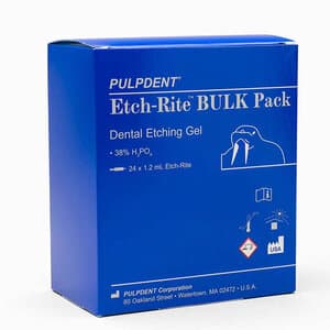 Etch-Rite Dental Etching Gel, 38% Phosphoric Acid, Blue, Thixotropic, Bulk Pack, 1.2 mL Syringe, 24/Pk, ET-24 thumbnail 18