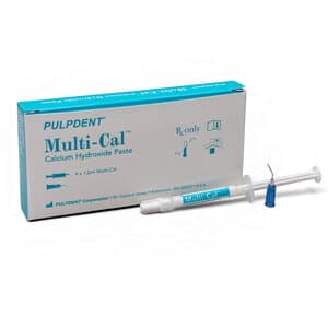 Pulpdent Multi-Cal Calcium Hydroxide Paste Kit, 1.2 mL Syringes, 4/Pk, with 8 Applicator Tips, MULTI thumbnail 17