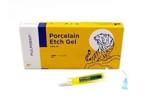Pulpdent Porcelain Etch Gel, 9.6% Hydrofluoric Acid, Syringe Kit, 1.2 mL, 4/Pk, PEG thumbnail 17