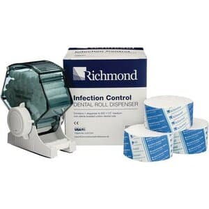 Richmond Dental Infection Control Cotton Roll Dispenser, White, with 200 Braided Cotton Rolls, 1/Pk, 200424 thumbnail 11