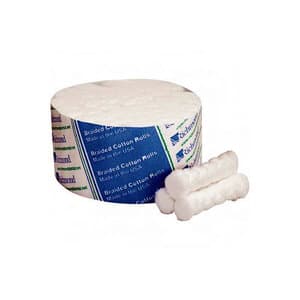 Richmond Braided Cotton Rolls, Medium, 3/8" x 6", Non-Sterile, 200/Pk, 201208 thumbnail 13