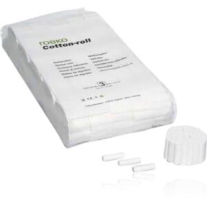 ROEKO Luna Cotton Rolls #2, 1.5" x 3/8", Non-Sterile, Unstarched, 1000/Box, 104002 thumbnail 8