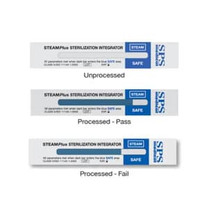 STEAMPlus™ Class 5 Sterilization Integrator Strips, 4" x 0.75", 1000/Box, SSI-1000 thumbnail 5