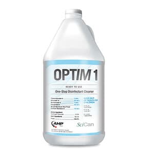 Optim 1 One-Step Surface Disinfectant Cleaner, 0.5% Hydrogen Peroxide, 1 Gallon Bottle, OPT1-4X1 thumbnail 9