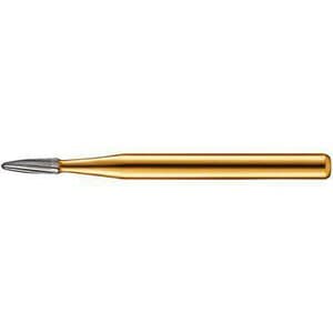 Kerr Trimming & Finishing Carbide Burs, FG, Bullet #7803, 12 Flute, 1.2 mm Diameter, 2.9 mm Length, 10/Pk, FG7803-KC0 thumbnail 6
