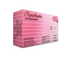 Sempermed SemperCare Synthetic Vinyl Exam Gloves, Medium, Powder Free, Non-Sterile, Ambidextrous, 100/Box, EVNP103 thumbnail 3