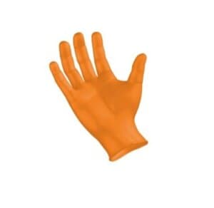 SemperForce Nitrile Exam Gloves, Powder Free, Textured, Non-Sterile, X-Large, Orange, 100/Box thumbnail 2