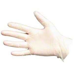 SemperCare® Stretch Vinyl Exam Gloves, Powder Free, Non-Sterile, Extra Small, White/Clear, Box of 100 thumbnail 2