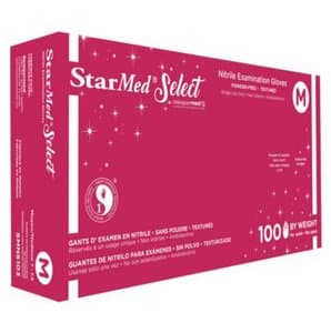 StarMed Select Nitrile Exam Gloves, Powder Free, Latex Free, Violet Blue, Medium, 100/Box, SMNS103 thumbnail 6