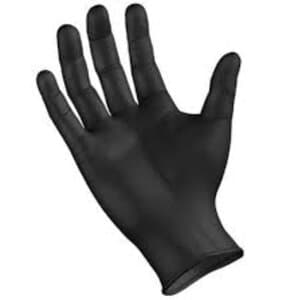 SemperSure Nitrile Exam Gloves, Powder Free, Textured, Non-Sterile, Medium, Black, 100/Box thumbnail 8