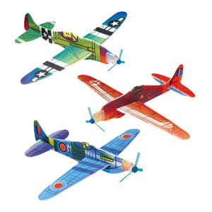 Sherman Specialty WWII Gliders, 8" Assorted Colors, 48/Pack, F44 thumbnail 4