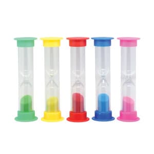 Sherman Specialty 2-Minute Sand Timer, 3.5", Neon Assorted Colors, 50/Pack, S2998 thumbnail 6