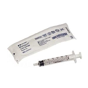 Monoject SoftPack Syringes, Regular Tip, 3 mL, Box of 100 - MONOJECT SOFTPACK SYRINGES REG TIP 3ml BOX/100 - Image 1