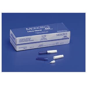 Monoject 400 Plastic Hub Needle, 27 Gauge, Long, Sterile, 100/Box - 27GA Long Needle Plastic Hub 400 Series (100) - Image 1