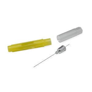 Monoject 401 Metal Hub Dental Needle, 25 Gauge, Long, 100/Box - 25GA Long Needle Metal Hub 401 Series (100) - Image 1