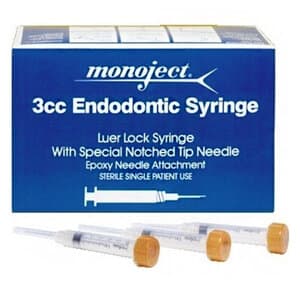 Cardinal Health 513ED Endodontic Irrigating Syringe with Needle, 23 Gauge x 1.25", 100 per Box - 513 ED 23GA 1.25" Endo Syringe W/Needle (100) - Image 1