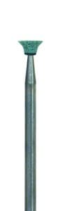 Dura-Green Silicon Carbide Finishing Stones, HP, Inverted Cone IC3, ISO #050, Green, 12/Pk, 0016 thumbnail 14