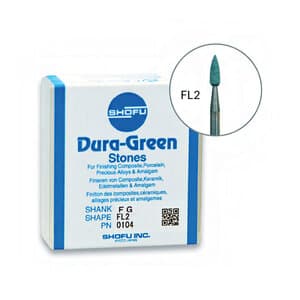 Dura-Green Stones, FG, Flame FL2, Green, Silicon Carbide, 12/Pk, 0104 thumbnail 15