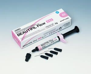 Beautifil Flow F02 Low Flow Flowable Composite, A3.5, 2 g Syringe with 5 Needle Tips, 1434 thumbnail 6