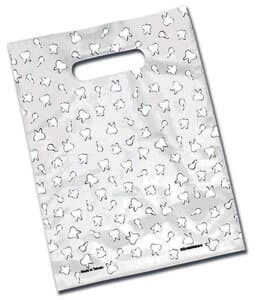 SmileMakers Multi Teeth Scatter Print Bags, 7.5 x 10 Inches, Pack of 100 thumbnail 2
