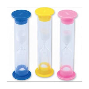SmileMakers 2 Minute Brushing Timers, Assorted Colors, 3.5 in, 40/Pack, DEN10 thumbnail 2