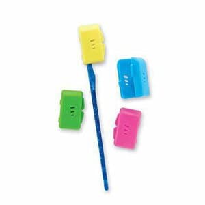 SmileMakers Hinged Toothbrush Covers, Assorted Colors, 1.5 in, 100/Pack thumbnail 2