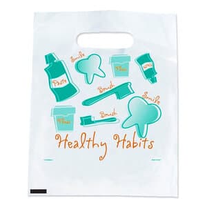 SmileMakers Healthy Habits Bag, Large, 9 x 12 inches, Pack of 100 thumbnail 2
