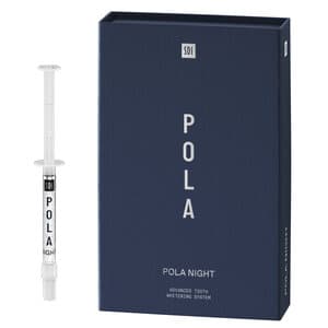Pola Night Tooth Whitening System, 10% Carbamide Peroxide, Mini Kit, 1.3 g Syringes, Spearmint, 4/Pk, 7700106 thumbnail 8