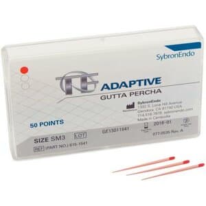 TF Adaptive Gutta Percha Points, Red Pack, SM3, Small, 50/Pk, 815-1541 thumbnail 15