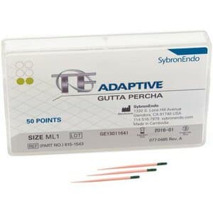 TF Adaptive Gutta Percha Points, Green Pack, ML1, Medium/Large, 50/Pk, 815-1543 thumbnail 16