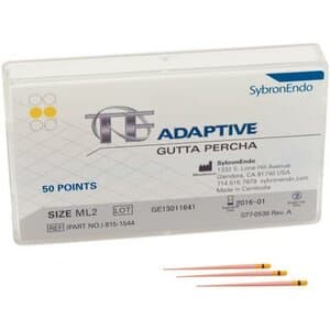 TF Adaptive Gutta Percha Points, ML2, Medium/Large, Yellow, 50/Pk, 815-1544 thumbnail 17