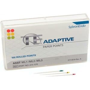 TF Adaptive Absorbent Paper Points, Assorted Medium/Large ML1/ML2/ML3, 100/Pk, 815-1576 thumbnail 11