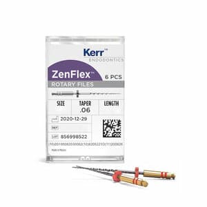 ZenFlex NiTi Rotary Shaping Files, .20/.06, 21mm, Non-Cutting Tip, 6/Pk, 818-2201 thumbnail 12
