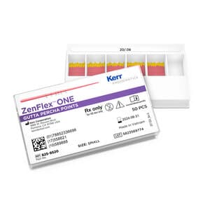 ZenFlex ONE Gutta Percha Points, Small, Size 20/.06 Taper, Yellow, 50/Pk, 825-9520 thumbnail 7