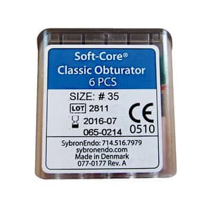 Soft-Core Classic Obturators, #35, Green, 6/Pk, 972-3035 thumbnail 16