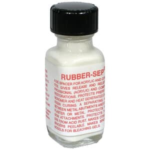 Taub Rubber-Sep Die Spacer, White, 1/2 oz Bottle with Brush Cap thumbnail 6