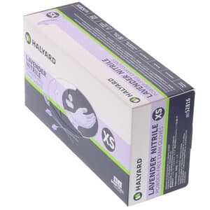 Halyard Lavender Nitrile Exam Gloves, Powder-Free, Non-Sterile, Extra Small, 250/Box, KC100 - Halyard Lavender Nitrile Exam Gloves 250/Box - Image 1