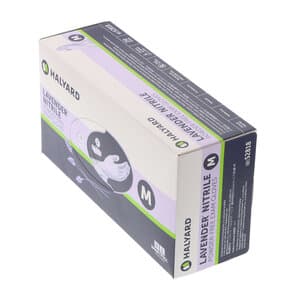 Halyard Lavender Nitrile Exam Gloves, Powder-Free, Non-Sterile, Medium, 250/Box, KC100 - Halyard Lavender Nitrile Exam Gloves 250/Box - Image 1