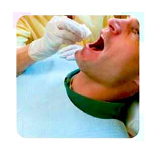 Tidi Products Surgery Bib with Cutout, Extra Large, 29" x 42", Blue, 50 per Pack - Surgery Bib W/ Cutout Xlg 29X42 Blue (50) - Image 1