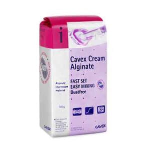 Cavex CA37 Alginate Impression Material, Fast Set, Dust-Free, Pink, Peppermint Flavor, 500g Bag, AA025 thumbnail 3