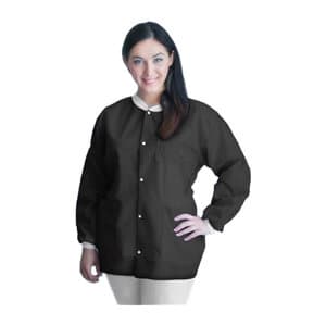 FitMe Disposable Lab Coat, XX-Large, Black, 10/Bag, UGC-6600-XXL thumbnail 3