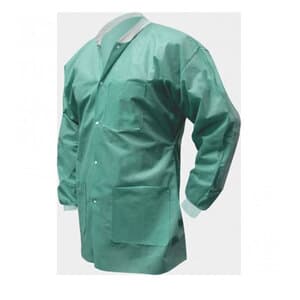 Dukal FitMe Lab Coat, Teal/Green, Small, 10/Pack, UGC-6605-S thumbnail 10