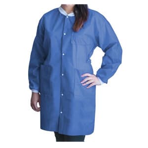 FitMe Lab Coat, Medical Blue, Large, 10/Bag, UGC-6613-L thumbnail 10