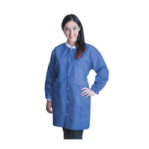 FitMe Lab Coat, Medium, Medical Blue, 10/Bag, UGC-6613-M thumbnail 10