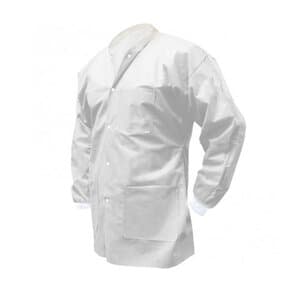 FitMe Lab Jacket, White, X-Large, 10/Pack, UGJ-6502-XL thumbnail 11