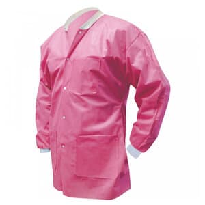 FitMe Lab Jacket, Bubblegum Pink, Large, 10/Bag thumbnail 11