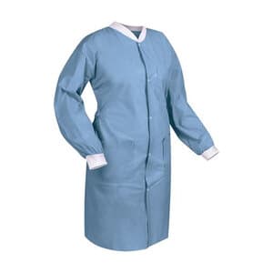 FitMe Disposable Lab Jacket, Medical Blue, Large, Non-Sterile, 10/Bag, UGJ-6513-L thumbnail 10